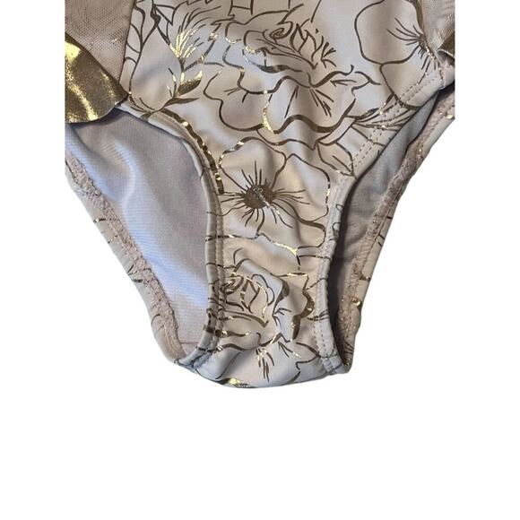 Disney Gold and Cream Kids Swimsuit - Picture 5 of 7